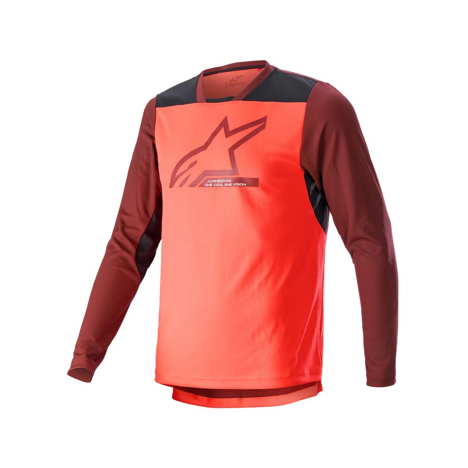 Alpinestars Drop 6.0 v2 L/S Jersey Coral Fluo/Black